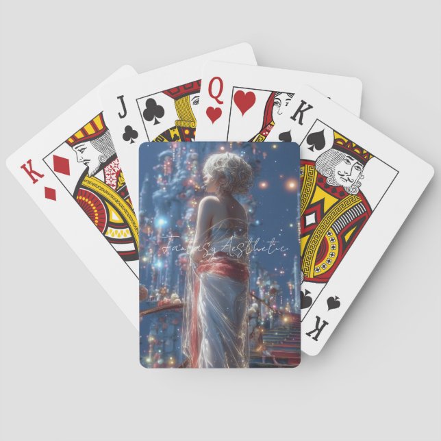 Aesthetic / Dark Fantasy Girl Playing Cards (Back)