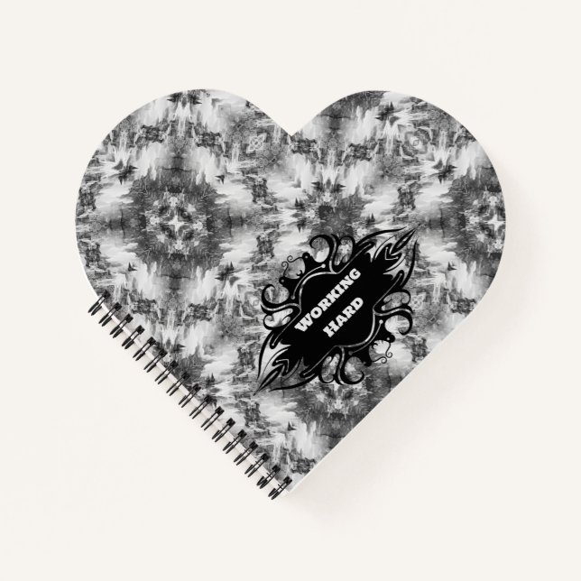 Aesthetic Elegant Abstract Ethnic Notebook (Front)