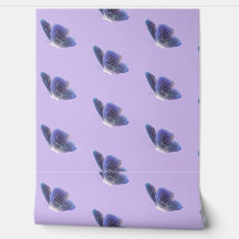 Aesthetic Ethereal Lavender Butterfly Pattern