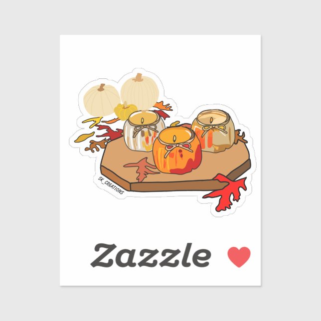 Aesthetic Fall Candles (Sheet)