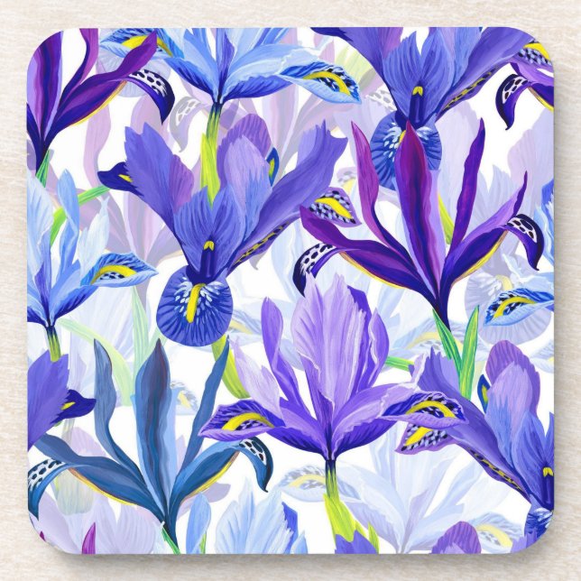 Aesthetic floral  coaster (Front)