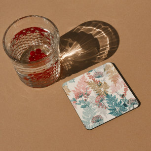 Aesthetic floral  coaster