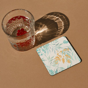 Aesthetic floral  coaster