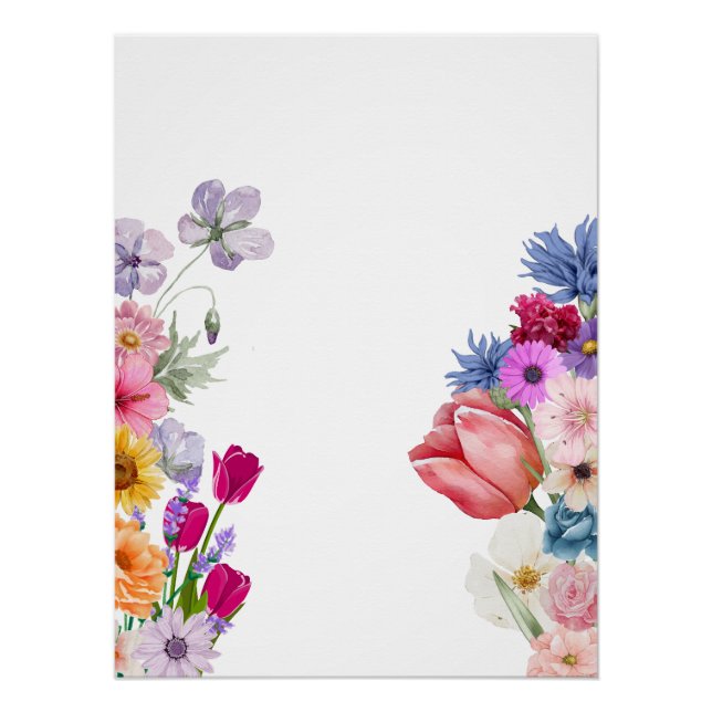 Aesthetic Floral Design – Flower Poster (Front)