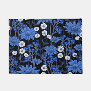 Aesthetic floral doormat