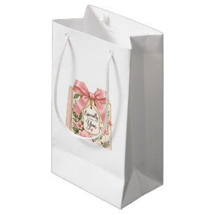 aesthetic floral gift bag
