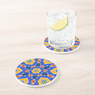 Aesthetic Floral Pattern Coaster