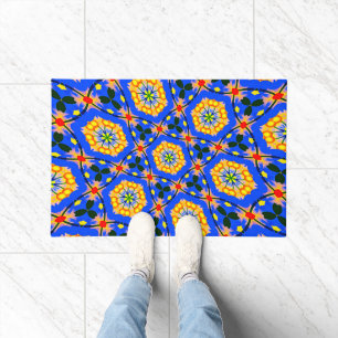 Aesthetic Floral Pattern Doormat
