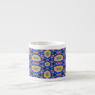 Aesthetic Floral Pattern Espresso Cup