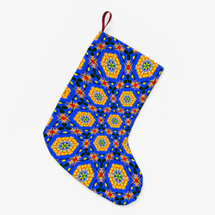 Aesthetic Floral Pattern Small Christmas Stocking