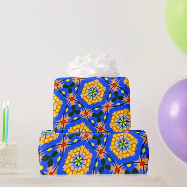 Aesthetic Floral Pattern Wrapping Paper (Party Gifts)