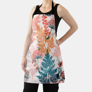 Aesthetic Floral seamless pattern   Apron