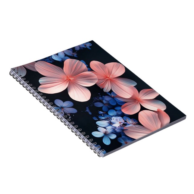 Aesthetic Floral Stationery Notebook (Right Side)