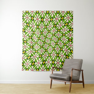 Aesthetic Flowers Pattern Tapestry