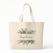 Aesthetic Fresh Greenery Personalize Name