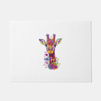 Aesthetic Giraffe Graphic Cute Giraffe Women Girls Doormat