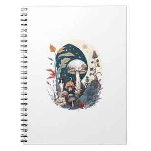 Aesthetic Goblincore And Cottagecore Mushroom Bota Notebook