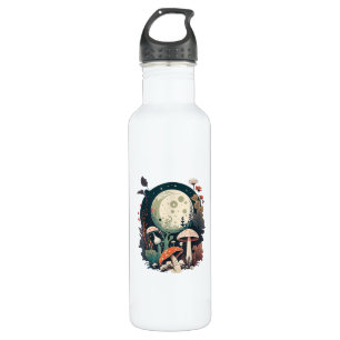 Aesthetic Goblincore And Cottagecore Mushroom Crea 710 Ml Water Bottle