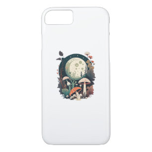 Aesthetic Goblincore And Cottagecore Mushroom Crea Case-Mate iPhone Case