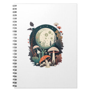Aesthetic Goblincore And Cottagecore Mushroom Crea Notebook