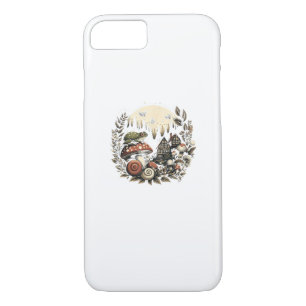 Aesthetic Goblincore And Cottagecore Mushroom Drea Case-Mate iPhone Case