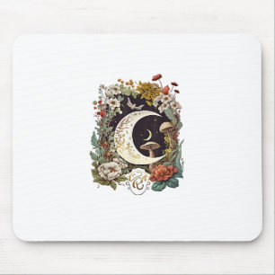 Aesthetic Goblincore And Cottagecore Mushroom Drea Mouse Pad