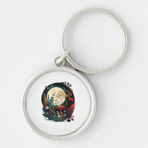 Aesthetic Goblincore And Cottagecore Mushroom Funn Keychain