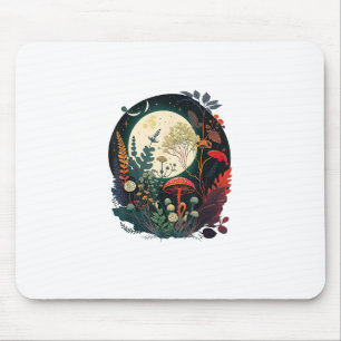 Aesthetic Goblincore And Cottagecore Mushroom Funn Mouse Pad