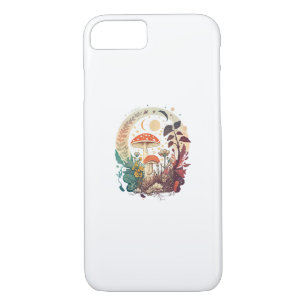 Aesthetic Goblincore And Cottagecore Mushroom Meme Case-Mate iPhone Case