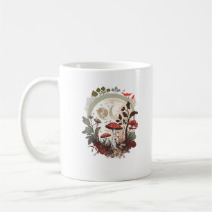 Aesthetic Goblincore And Cottagecore Mushroom Mini Coffee Mug
