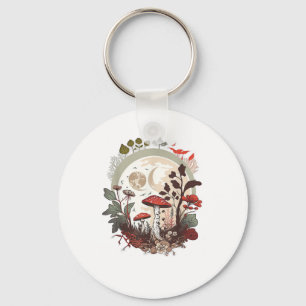 Aesthetic Goblincore And Cottagecore Mushroom Mini Keychain
