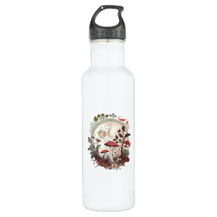 Aesthetic Goblincore And Cottagecore Mushroom Sere 710 Ml Water Bottle