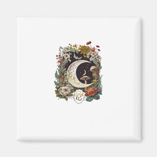 Aesthetic Goblincore And Cottagecore Mushroom Soft Magnet