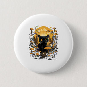Aesthetic Goblincore And Cottagecore Under Mushroo 2 Inch Round Button