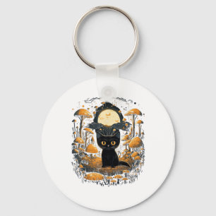 Aesthetic Goblincore And Cottagecore Under Mushroo Keychain