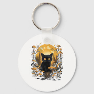 Aesthetic Goblincore And Cottagecore Under Mushroo Keychain