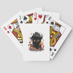 Aesthetic Goblincore And Cottagecore Under Mushroo Playing Cards
