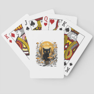 Aesthetic Goblincore And Cottagecore Under Mushroo Playing Cards