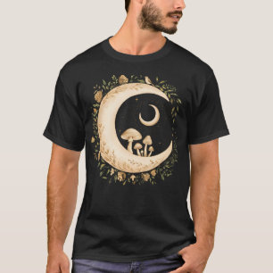 Aesthetic Goblincore And Dark Cottagecore Mushroom T-Shirt