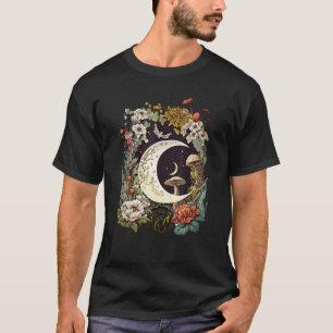 Aesthetic Goblincore and dark Cottagecore Mushroom T-Shirt