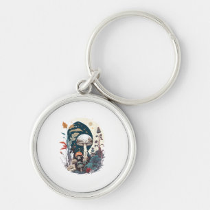 Aesthetic Goblincore Cottagecore Mushroom Botanica Keychain