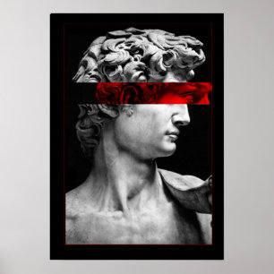 aesthetic greek statue poster