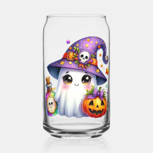 Aesthetic Iced Coffee Skull & Ghost Custom Mug T Can Glass