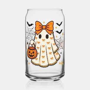 Aesthetic Iced Coffee Skull & Ghost Custom Mug T Can Glass