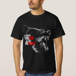 Aesthetic Keep Moving Forward Animal Sketch Quote T-Shirt