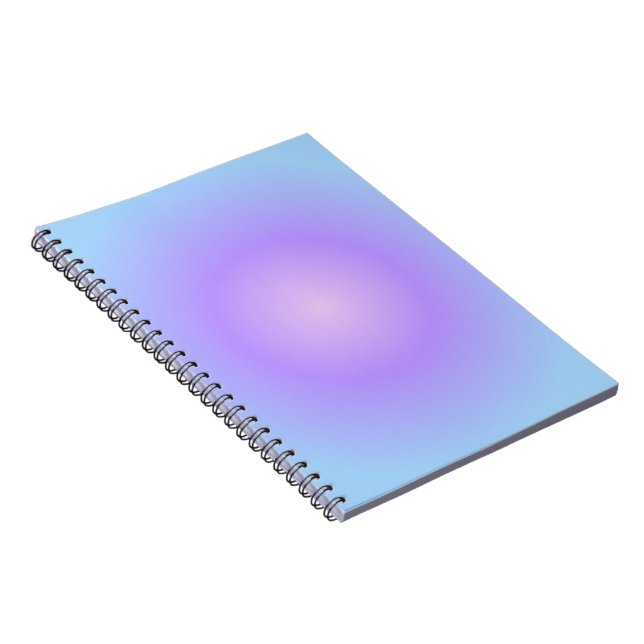 Aesthetic Lavender Pink Gradient Notebook (Right Side)