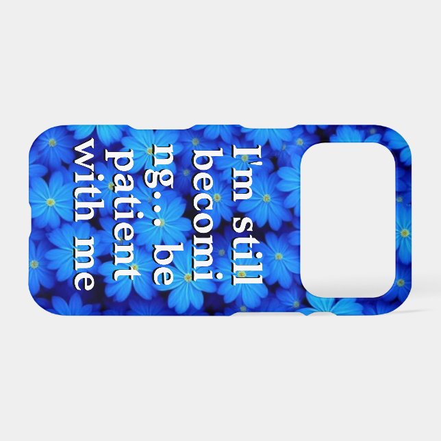 Aesthetic Minimalist iPhone Case (Back Horizontal)