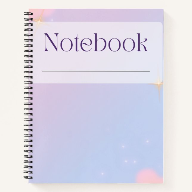 Aesthetic Minimalist Notebook for Journalling (Front)
