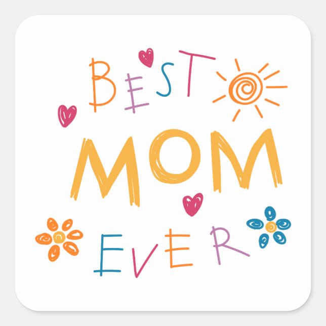 Aesthetic Mom Sticker | raising tiny humans (Front)