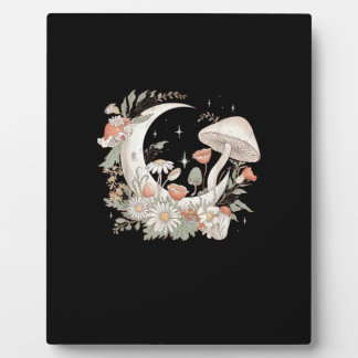 Aesthetic Moon Goblincore And Cottagecore Mushroom Plaque